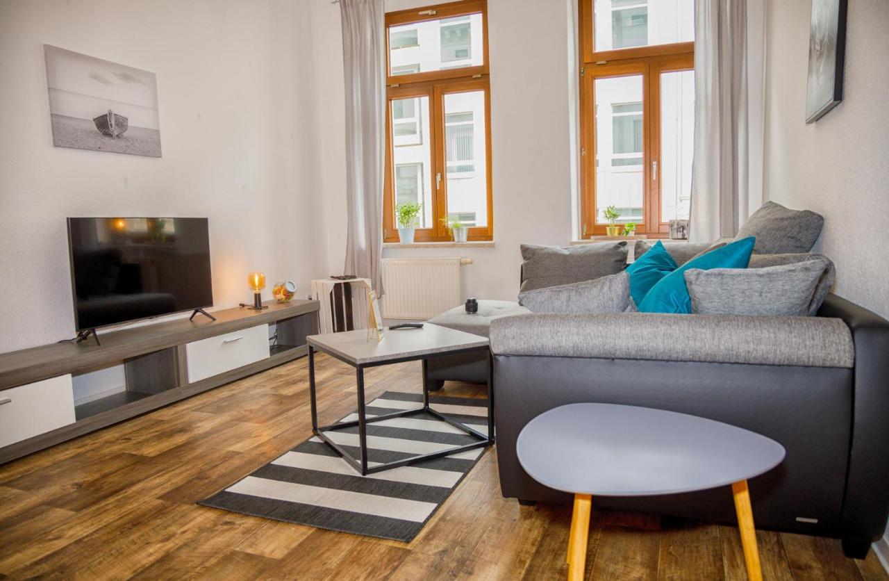 Blue Chili 20 - Zentral In Der City Wlan Bis 4 Pers Magdeburg Ngoại thất bức ảnh